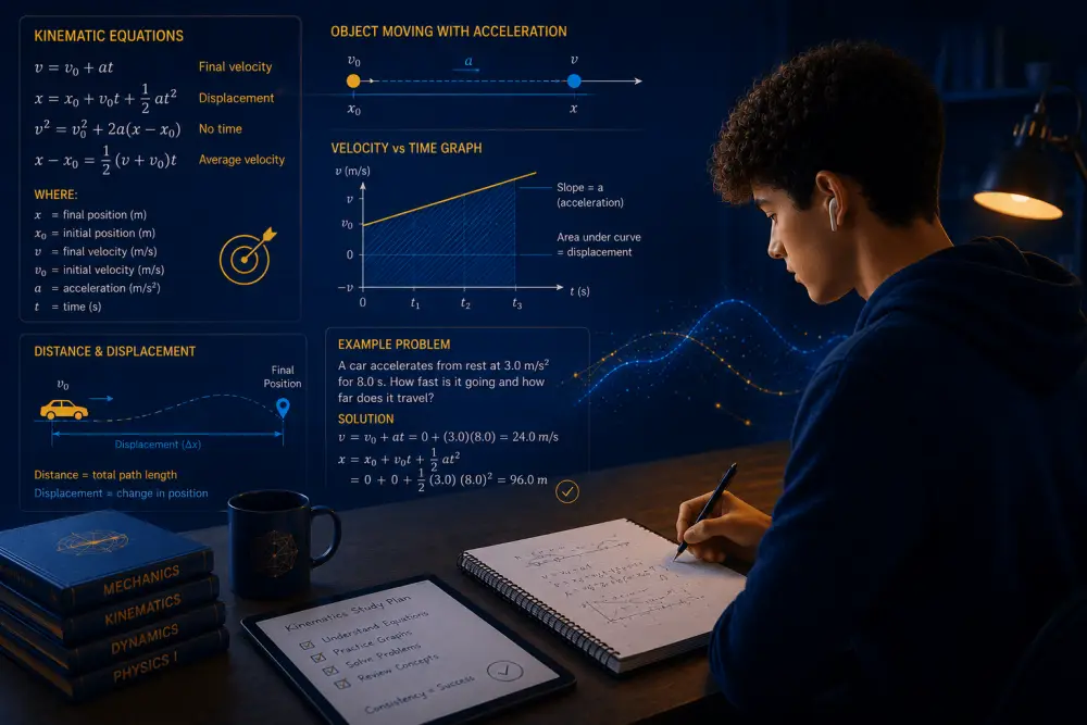 Featured Image - Using Kinematic Equations to Solve Motion Problems