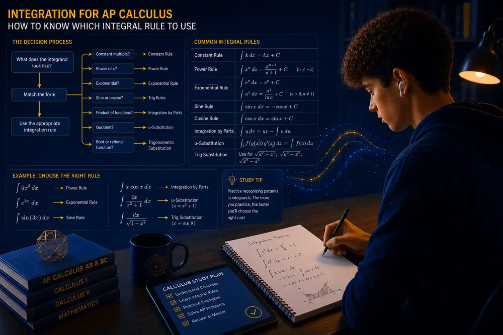 Featured Image - Integration for AP Calculus How to Know Which Integral Rule to Use
