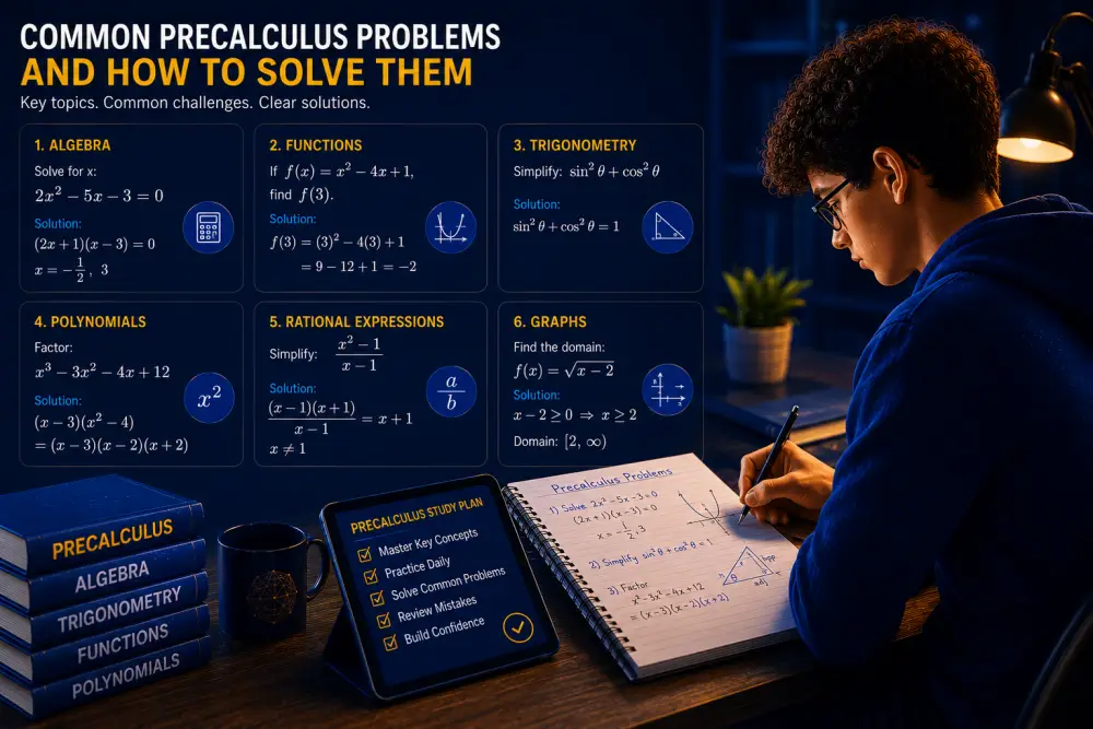 Featured Image - Common Precalculus Problems and How to Solve Them