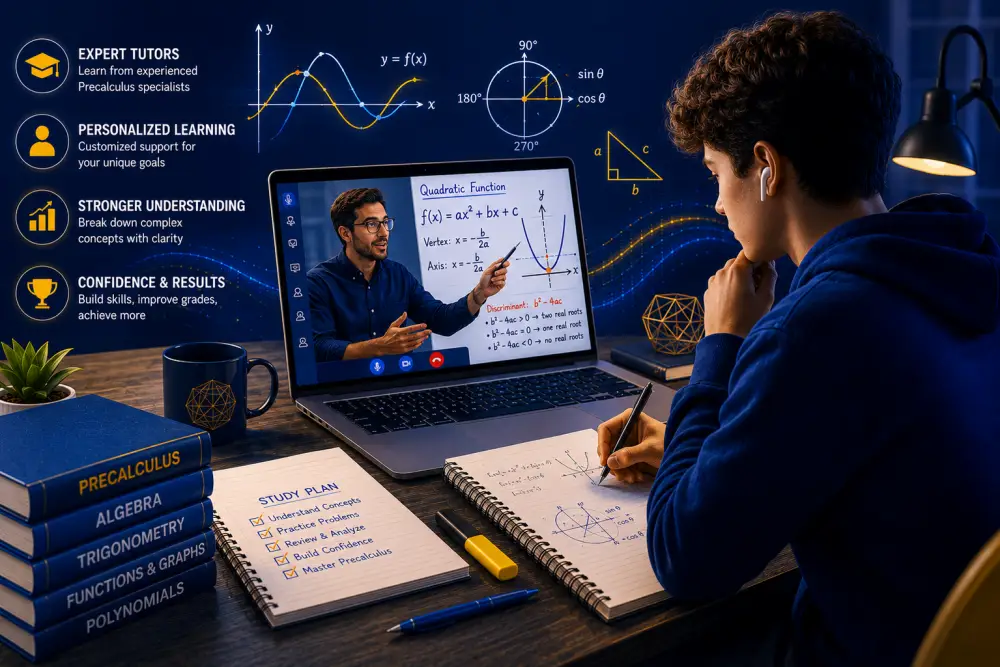 Featured Image - How To Master Precalculus with Expert Online Tutors