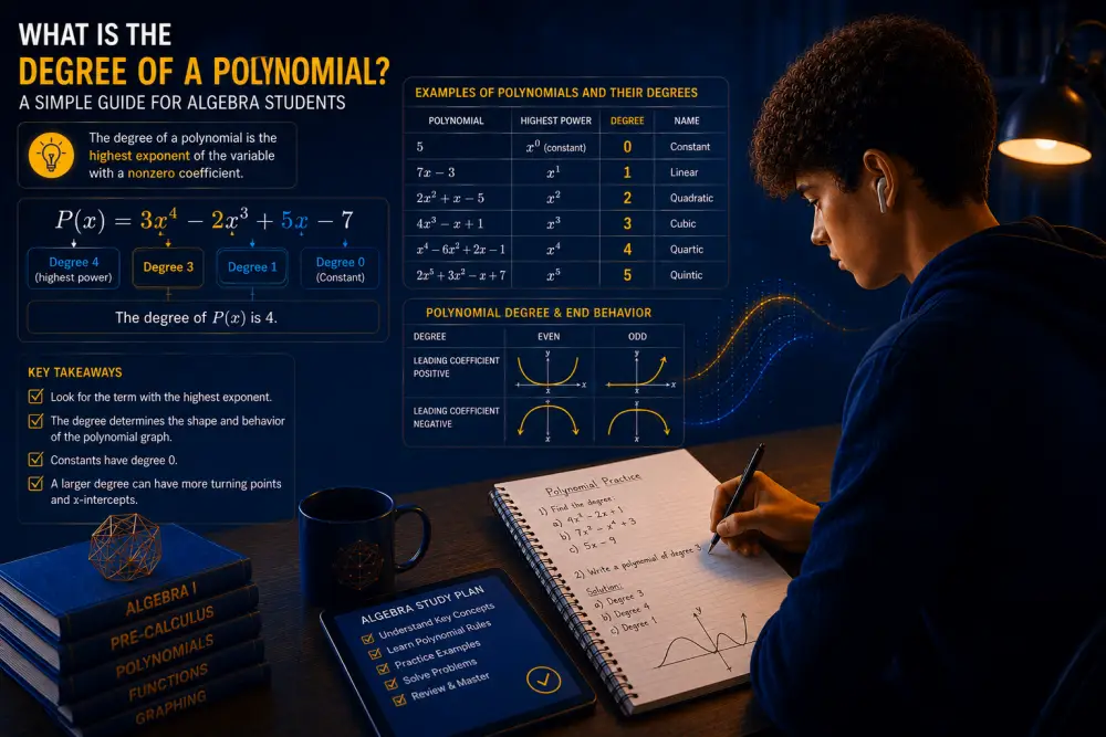 Featured Image - What Is the Degree of a Polynomial A Simple Guide for Algebra Students